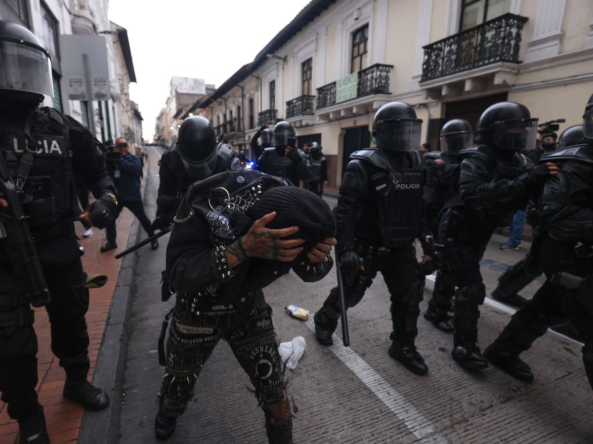 La Fiscalía de Ecuador advierte a los manifestantes contra Noboa que “actuará con firmeza”