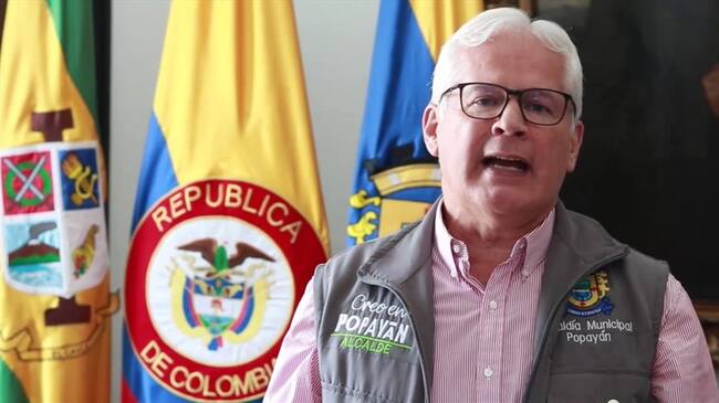 Juan Carlos López Castrillón, alcalde de Popayán. Foto: Alcaldía