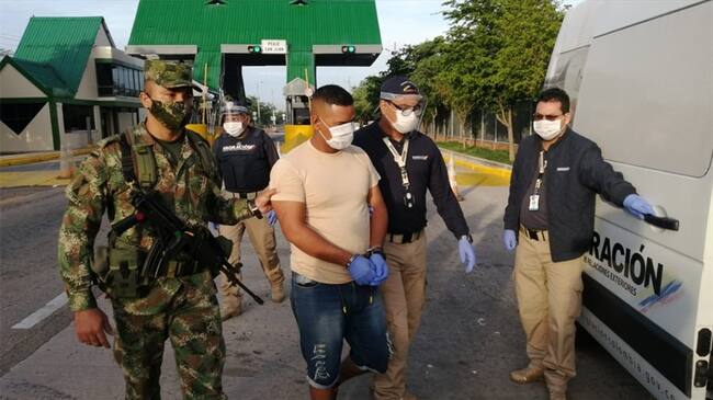 Migración Colombia confirmó la expulsión de Gerardo José Rojas Castillo. Foto: Cortesía Migración Colombia