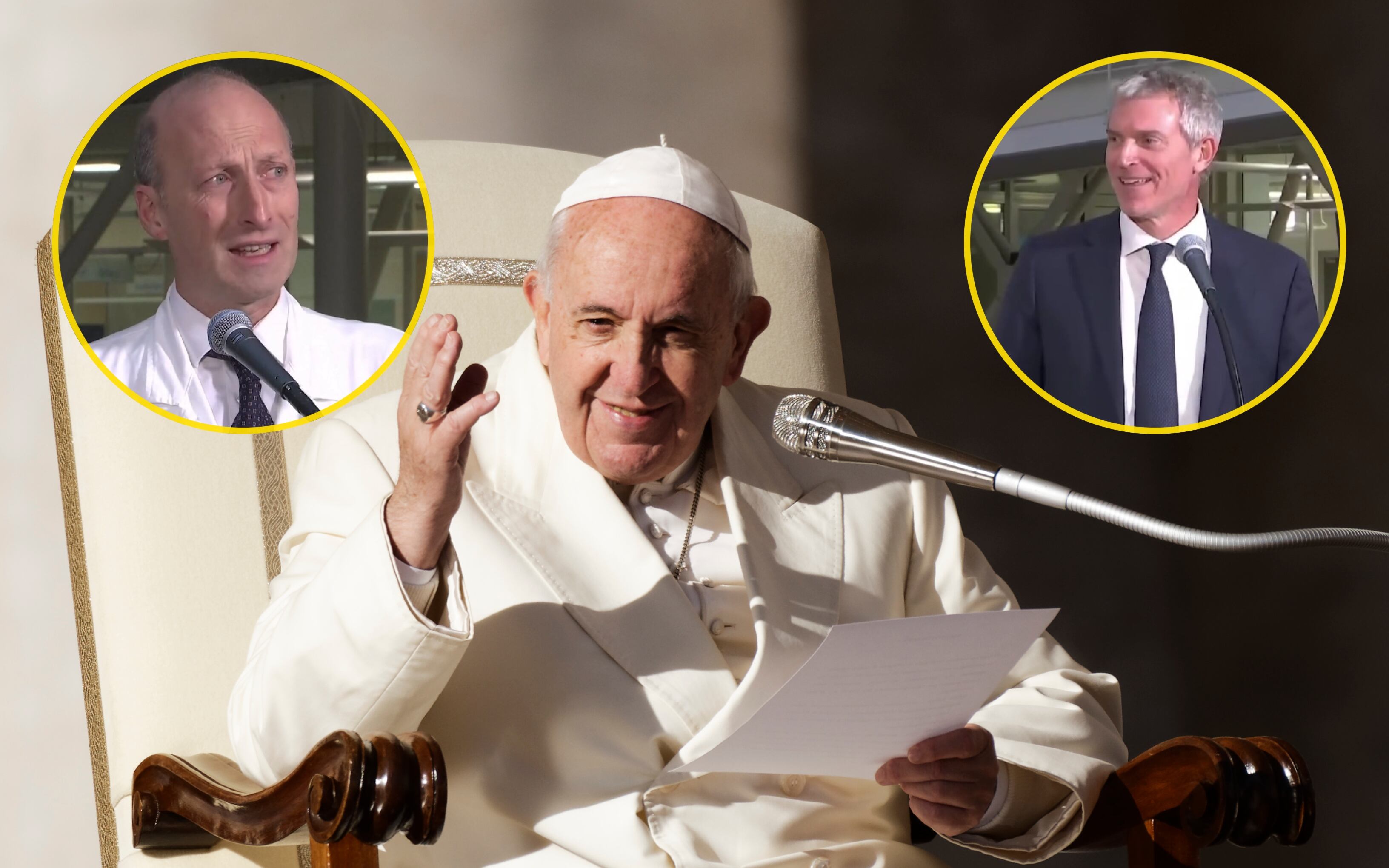 Papa Francisco en audiencia en la plaza de San Pedro. FOTO: Massimo Valicchia/NurPhoto via Getty Images