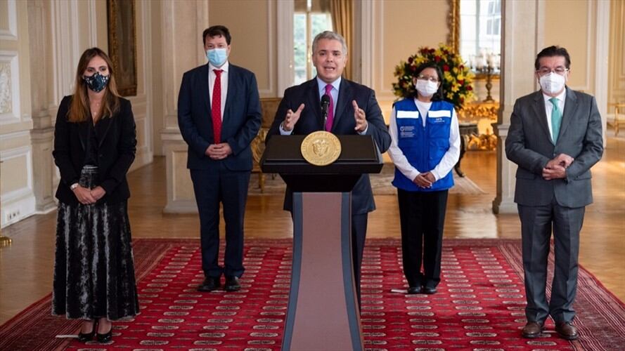 Vacunas del mecanismo COVAX. Foto: Cortesía Presidencia