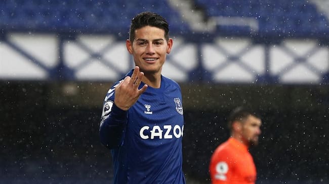 James Rodríguez, jugador del Everton y de la Selección Colombia. Foto: Jan Kruger/Getty Images