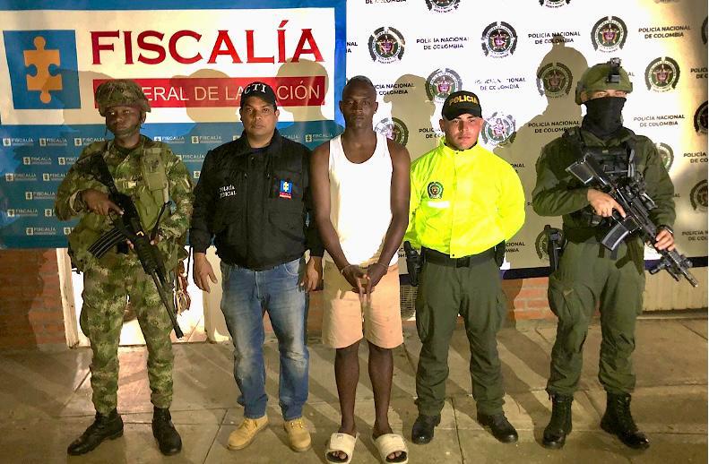 Fue enviado a la cárcel el presunto asesino de Elmer Abonía, alcalde de Guachené, Cauca. Foto: Fiscalía.