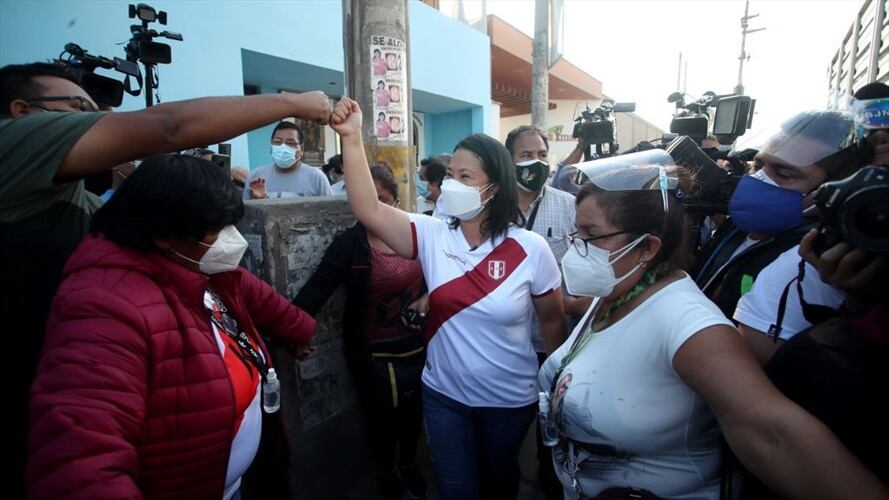 Candidata de derecha Keiko Fujimora. Foto: Getty Images