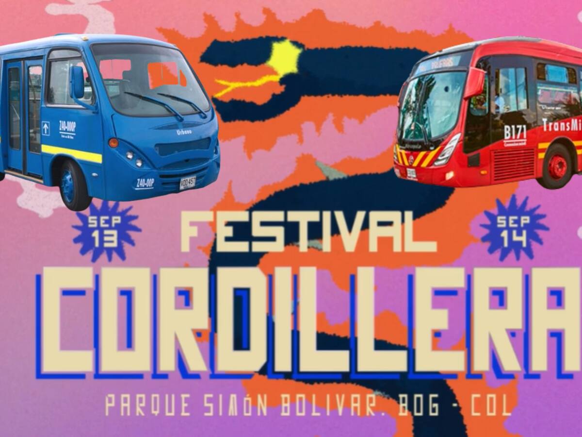 Festival Cordillera 2025: Rutas de Transmilenio que estarán disponible a la llegada y a la salida