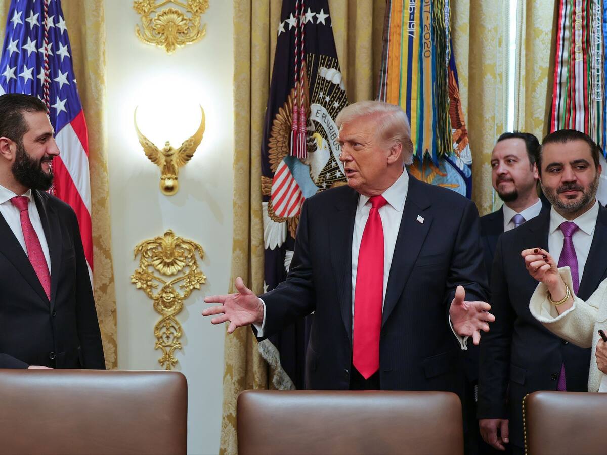 Trump recibió al presidente sirio en cita histórica en la Casa Blanca