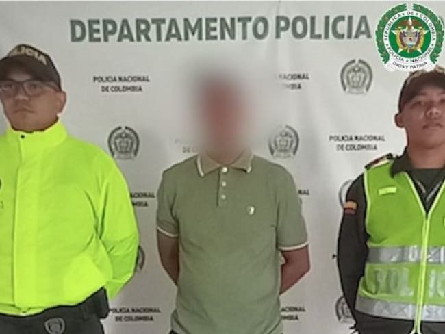 Docente capturado. Foto: Fiscalía.