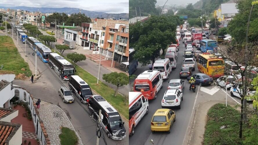 Los empresarios de transporte intermunicipal de pasajeros, que hoy permanece con el 99,2% de la operación y ocupación reducida, anunciaron una movilización pacífica. Foto: Redacción W Radio