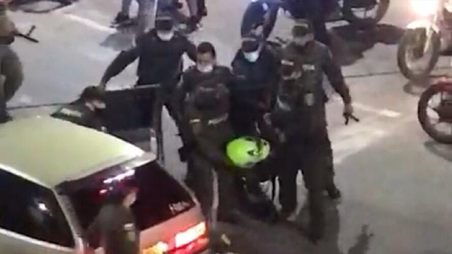 policia Bucaramanga. Foto: suministrada.