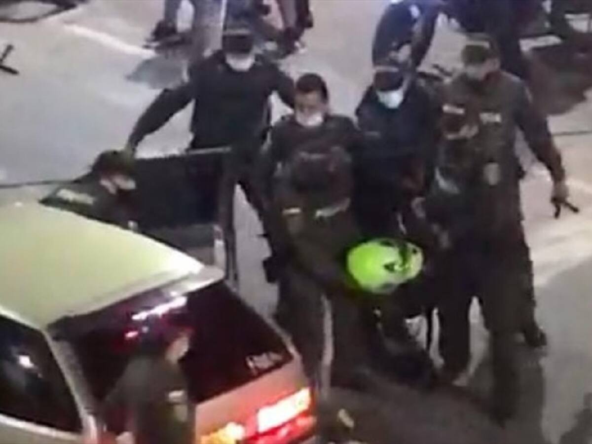 Policía perdió su ojo tras disturbios en Girón