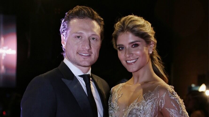 Laura Tobón y su esposo Álvaro Rodríguez están esperando su primer hijo. Foto: Colprensa - Sofía Toscano