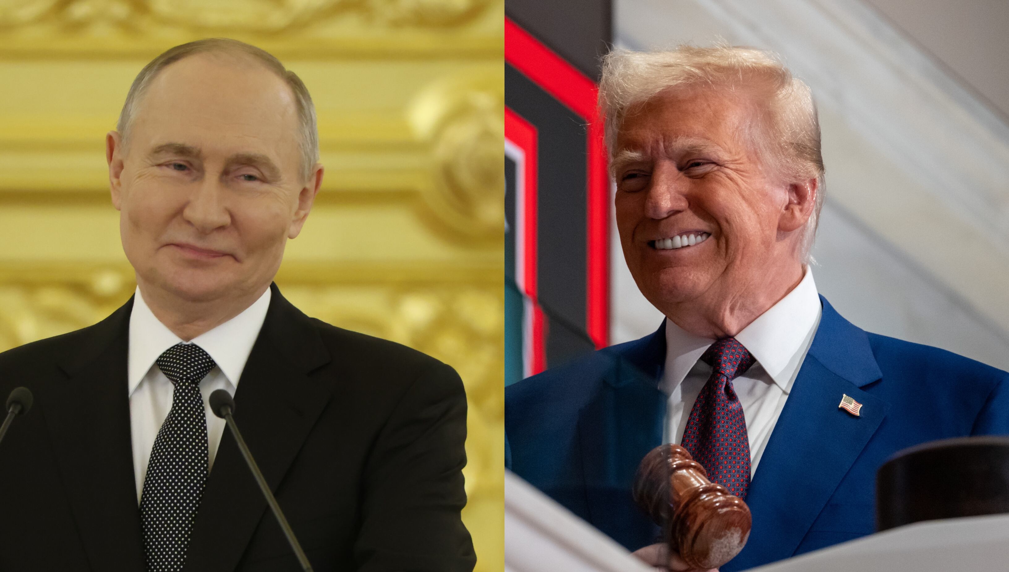 Vladimir Putin y Donald Trump. FOTOS: Getty Images