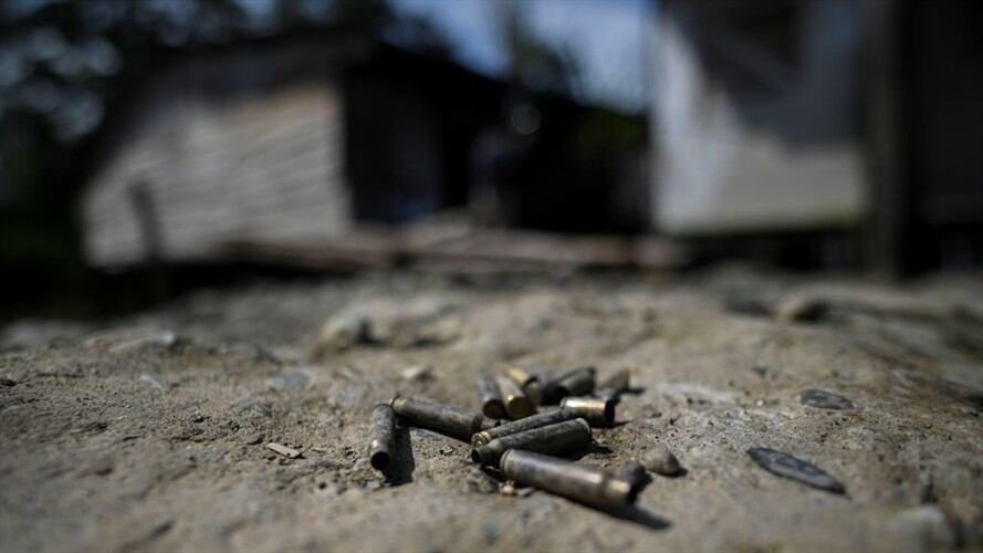 La Policía Nacional confirmó el asesinato del patrullero Epson Didney Santos Quejada. Foto: Getty Images / LUIS ROBAYO