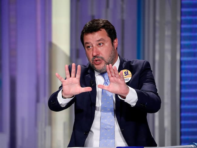 Polémica en Italia por reuniones de Salvini con diplomáticos rusos