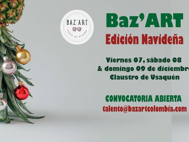 ¡Baz’ART, la feria donde el talento colombiano es protagonista, se viste de Navidad!. Foto: #AliadosW