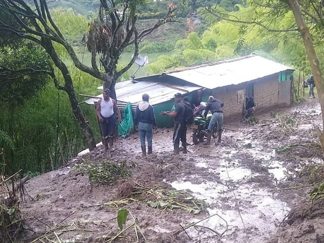 En los sectores de Mindalá, La Meseta, Agua Clara Canelar, La Betulia, Los Robles y Bella Vista se han presentado afectaciones . Foto: Cortesía Gerley Campo