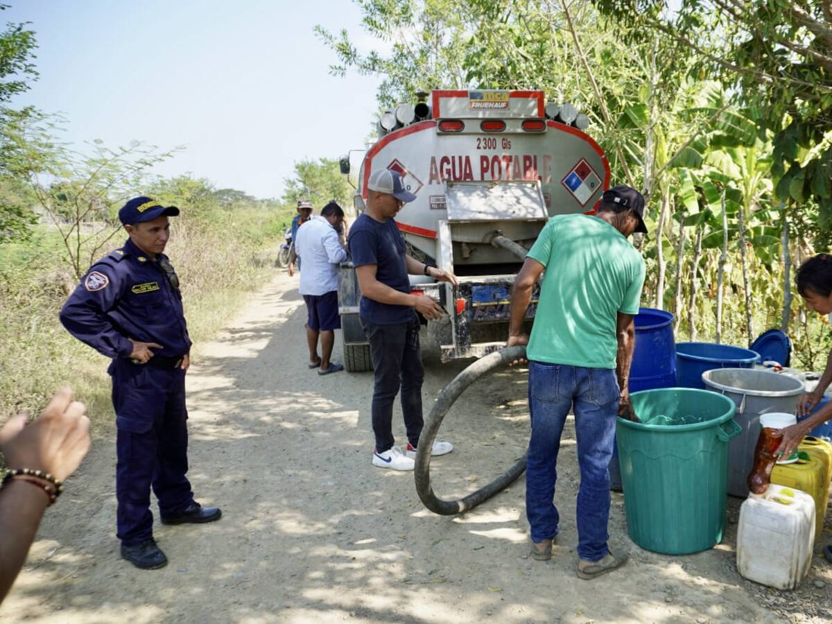 Se habilitó paso en la vía Cereté – Montería, tras protesta por falta de agua potable
