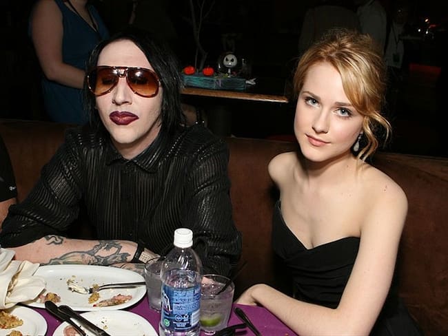 La actriz Evan Rachel Wood acusa al cantante Marilyn Manson de abuso sexual durante su relación sentimental. Foto: Getty Images