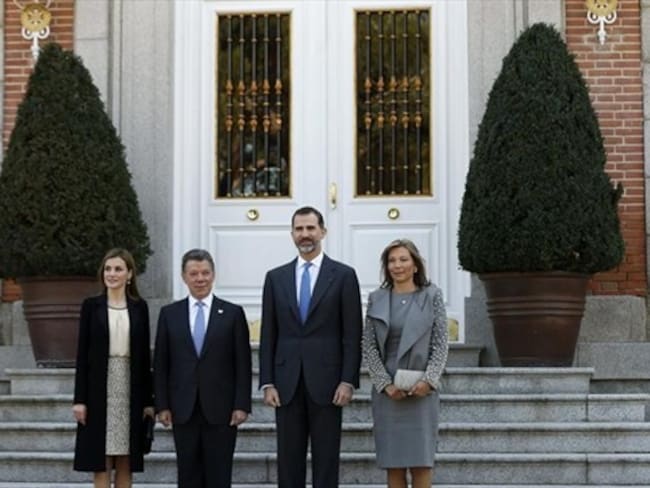 Presidente Santos agradece apoyo a España y desea reforzar inversiones &quot;muy productivas&quot;