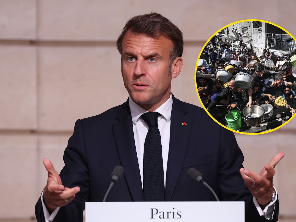 Emmanuel Macron afirmó que la situación humanitaria en Gaza “es inaceptable”
