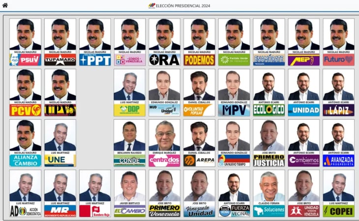 Tarjeton elecciones Venezuela | Foto: CNE