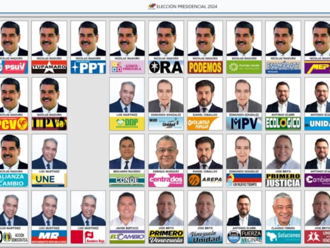 Tarjeton elecciones Venezuela | Foto: CNE