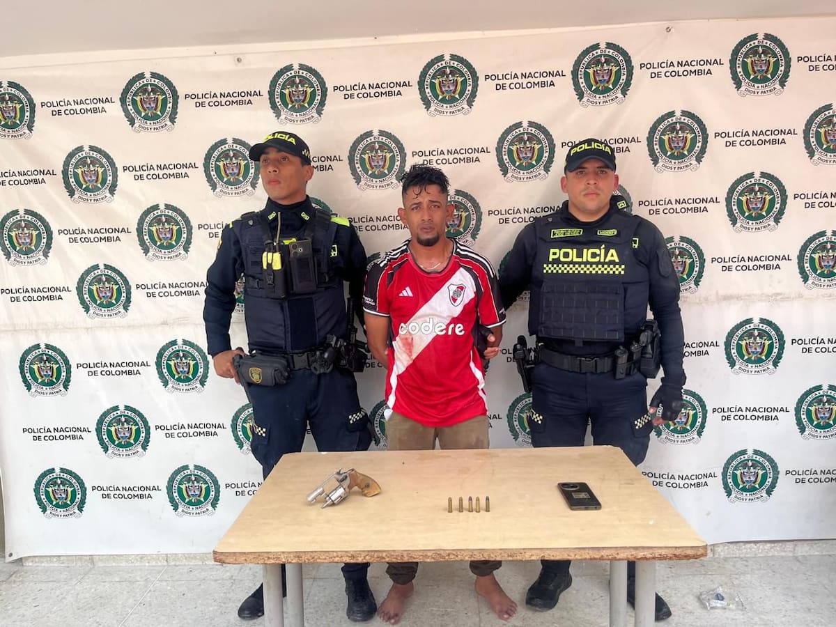 La Policía capturó a alias ‘Pipe Bareta’, afectando la estructura criminal en Ciénaga, Magdalena