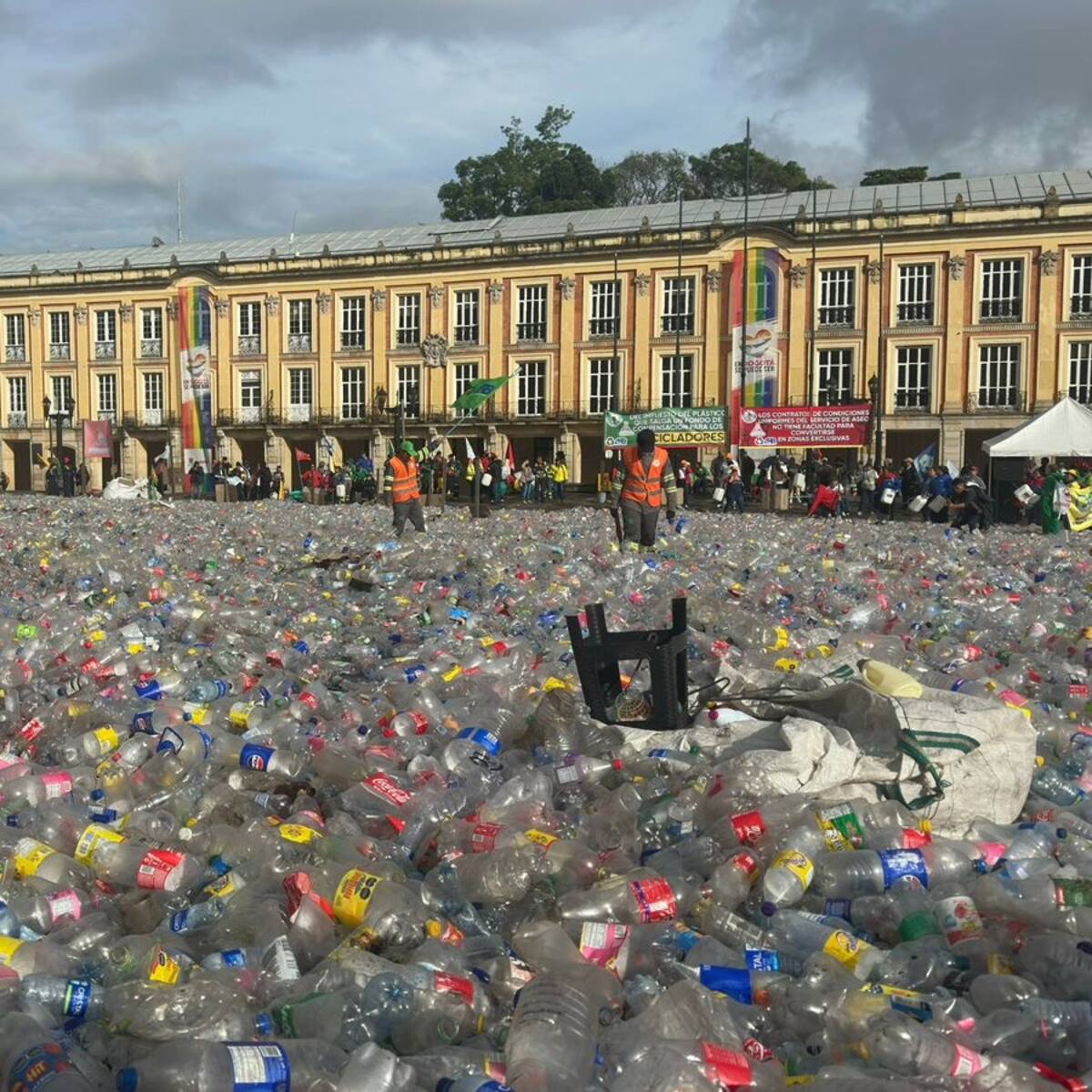 El trabajo de los recicladores se debe valorar: líder de gremio por protestas en la Plaza de Bolívar