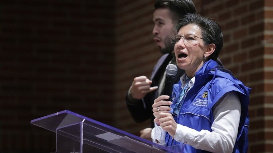 En una grabación que se filtró, se puede evidenciar a la alcaldesa de Bogotá muy molesta.. Foto: Colprensa