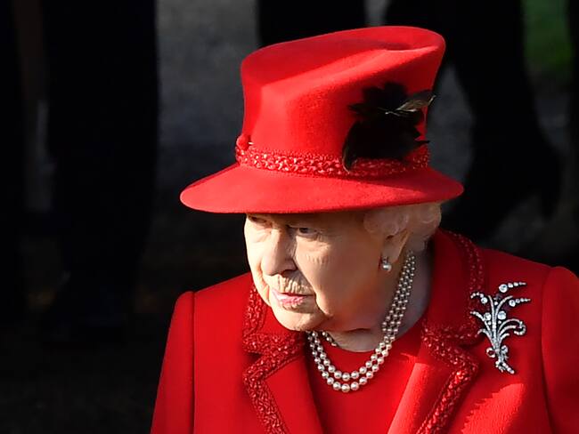 Britain's Queen Elizabeth II leaves after the Royal Family's traditional Christmas Day service at St Mary Magdalene Church in Sandringham, Norfolk, eastern England, on December 25, 2019. (Photo by Ben STANSALL / AFP) (Photo by BEN STANSALL/AFP via Getty Images)