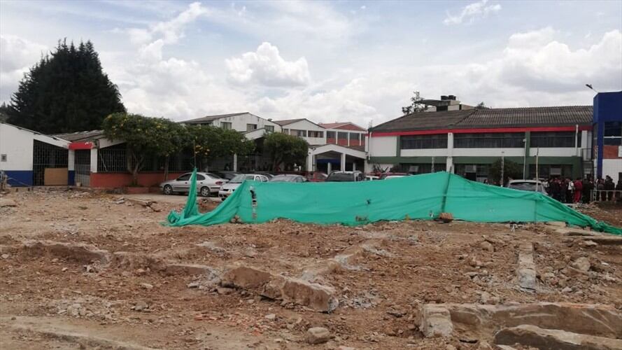 Se tratan de cuatro colegios que fueron designadas al controvertido contratista Germán Mora que también afectó obras en Boyacá y otras regiones del país.  . Foto: Alcaldía de Duitama