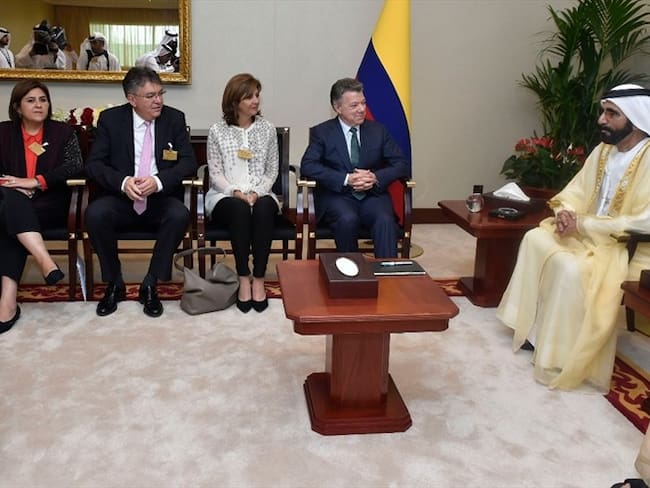 Nuevo director de la Aerocivil negociará línea directa entre Colombia y Emiratos Árabes. Foto: Presidencia