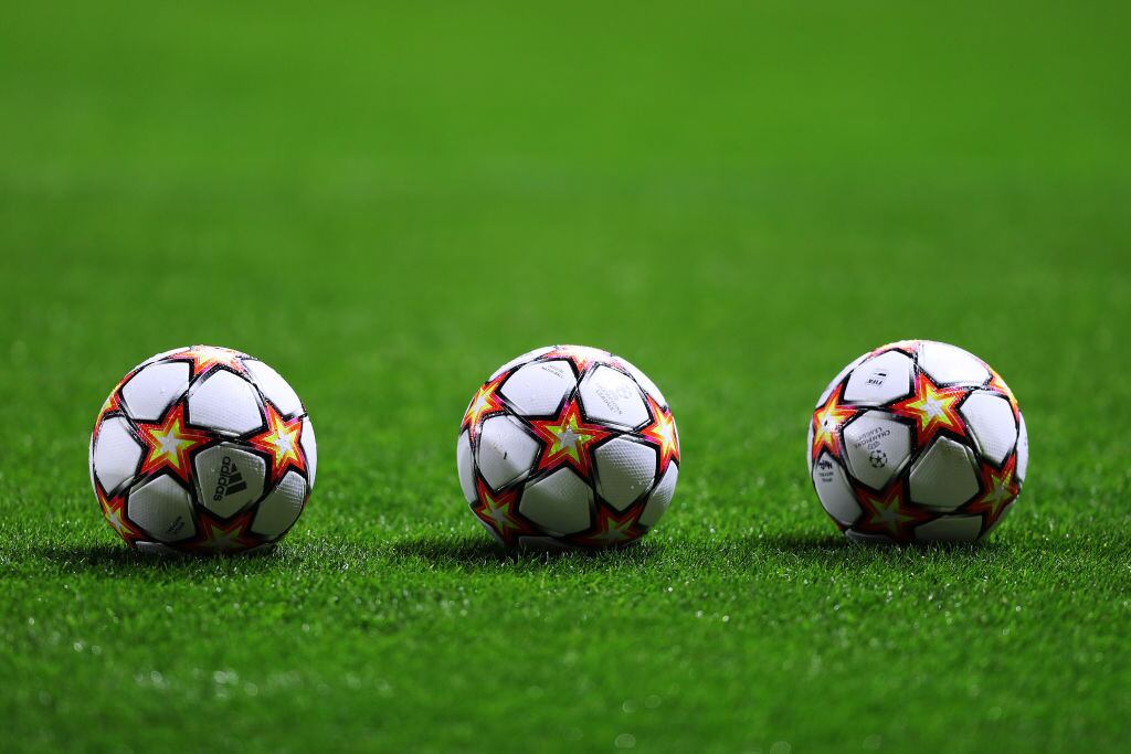 Balones de la UEFA Champions League 2022 (Photo by Charlotte Tattersall/Getty Images)