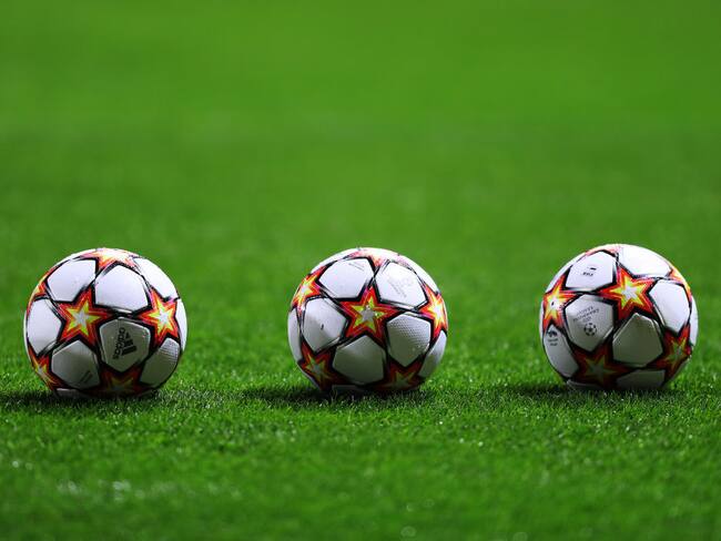 Balones de la UEFA Champions League 2022 (Photo by Charlotte Tattersall/Getty Images)