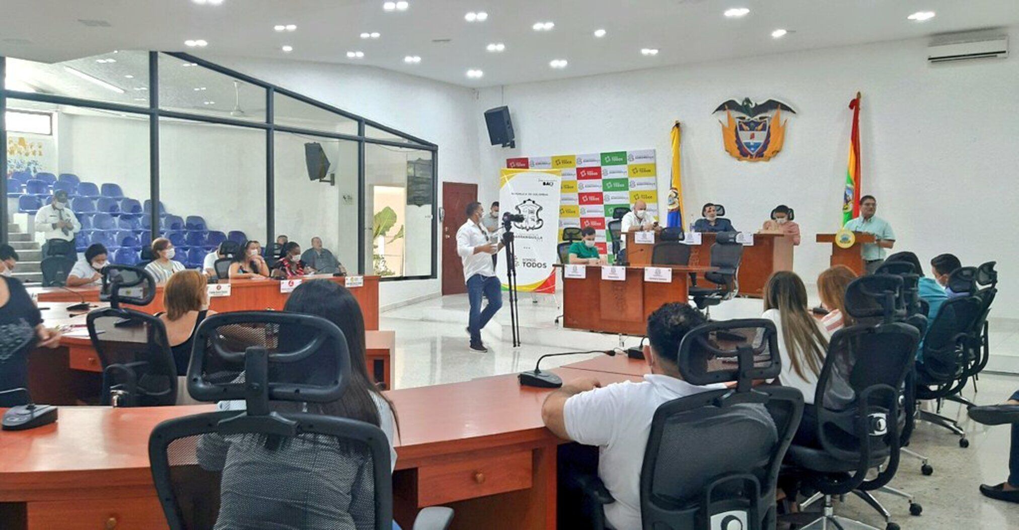 El debate fue citado por la necesidad de plantear garantías sobre los derechos de la mujer. Foto: Concejo de Barranquilla.