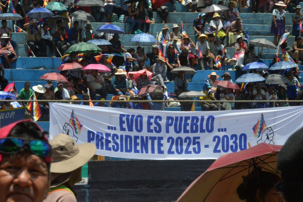 Marchas en Bolivia por Evo Morales. I Foto: FERNANDO CARTAGENA/AFP via Getty Images.