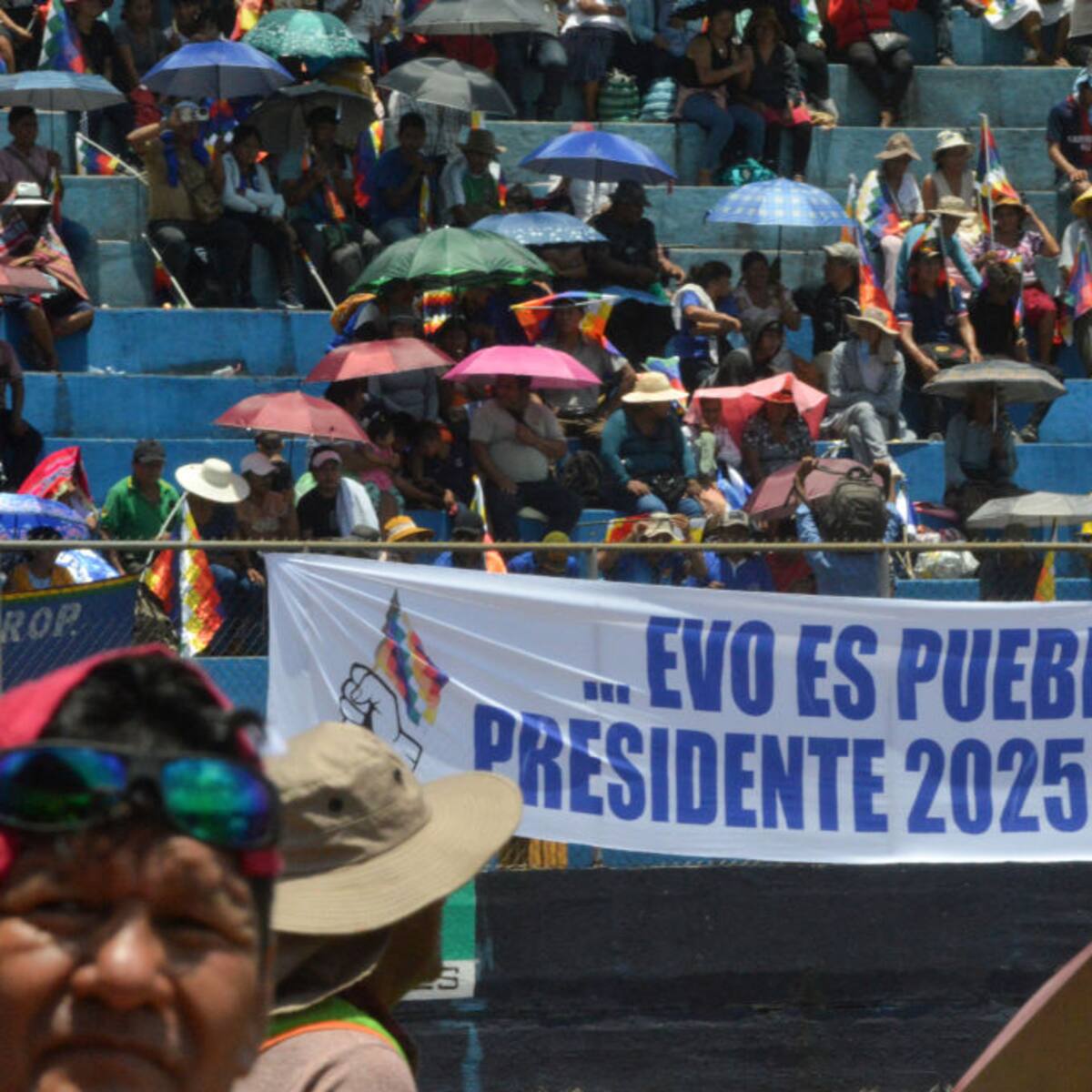 Marcha de seguidores de Evo Morales se dirige a La Paz. en Bolivia