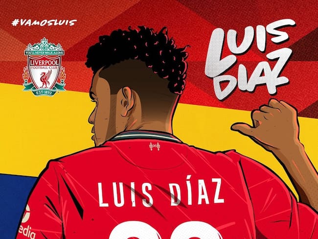 Video: Luis Díaz llegó al Liverpool y el técnico Jürgen Klopp lo recibió con un fuerte abrazo