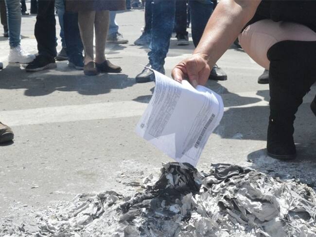 Usuarios aseguran que sus facturas pasaron de $500.000 que pagaron en 2019 a $1.250.000 en 2020. . Foto: Personería de Sogamoso.