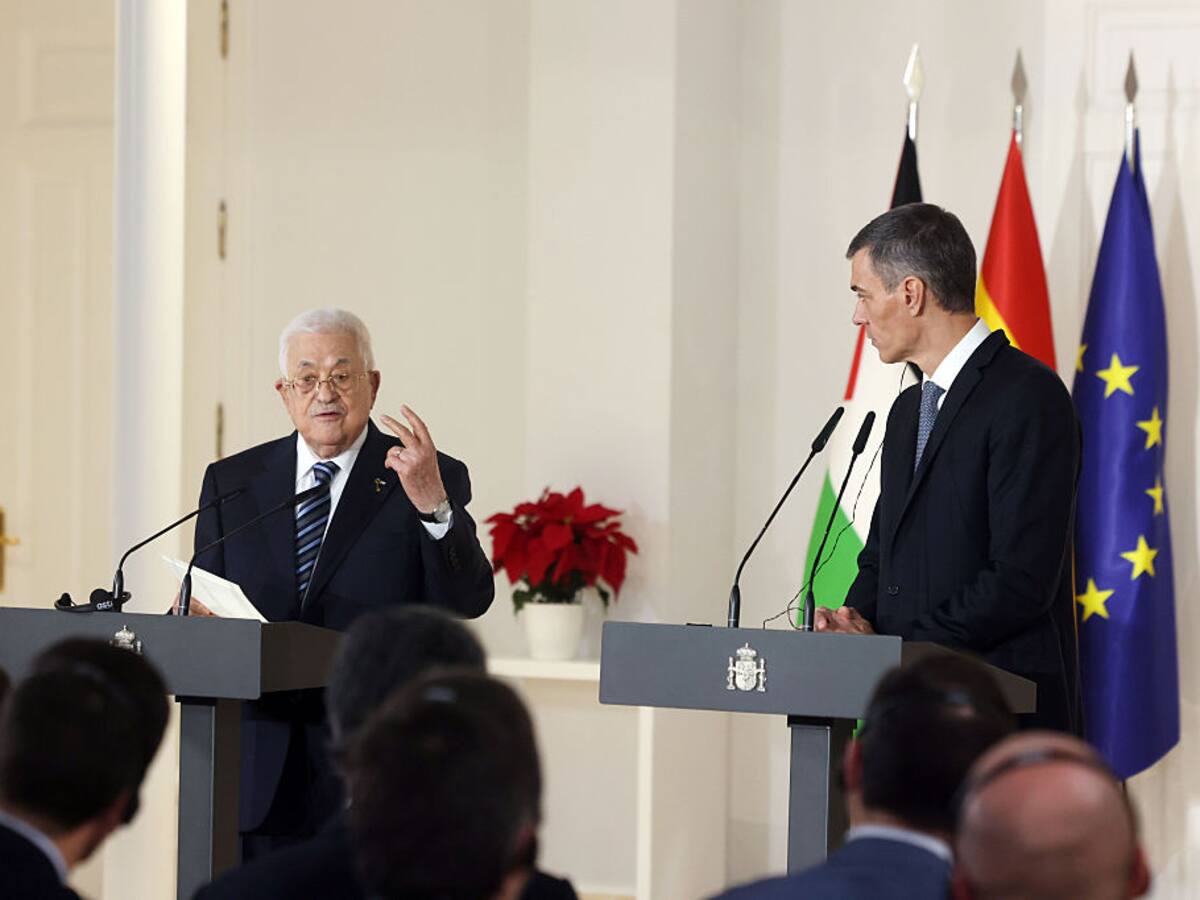 “Palestina caminará siempre de la mano de España”: Mahmoud Abbas a Pedro Sánchez