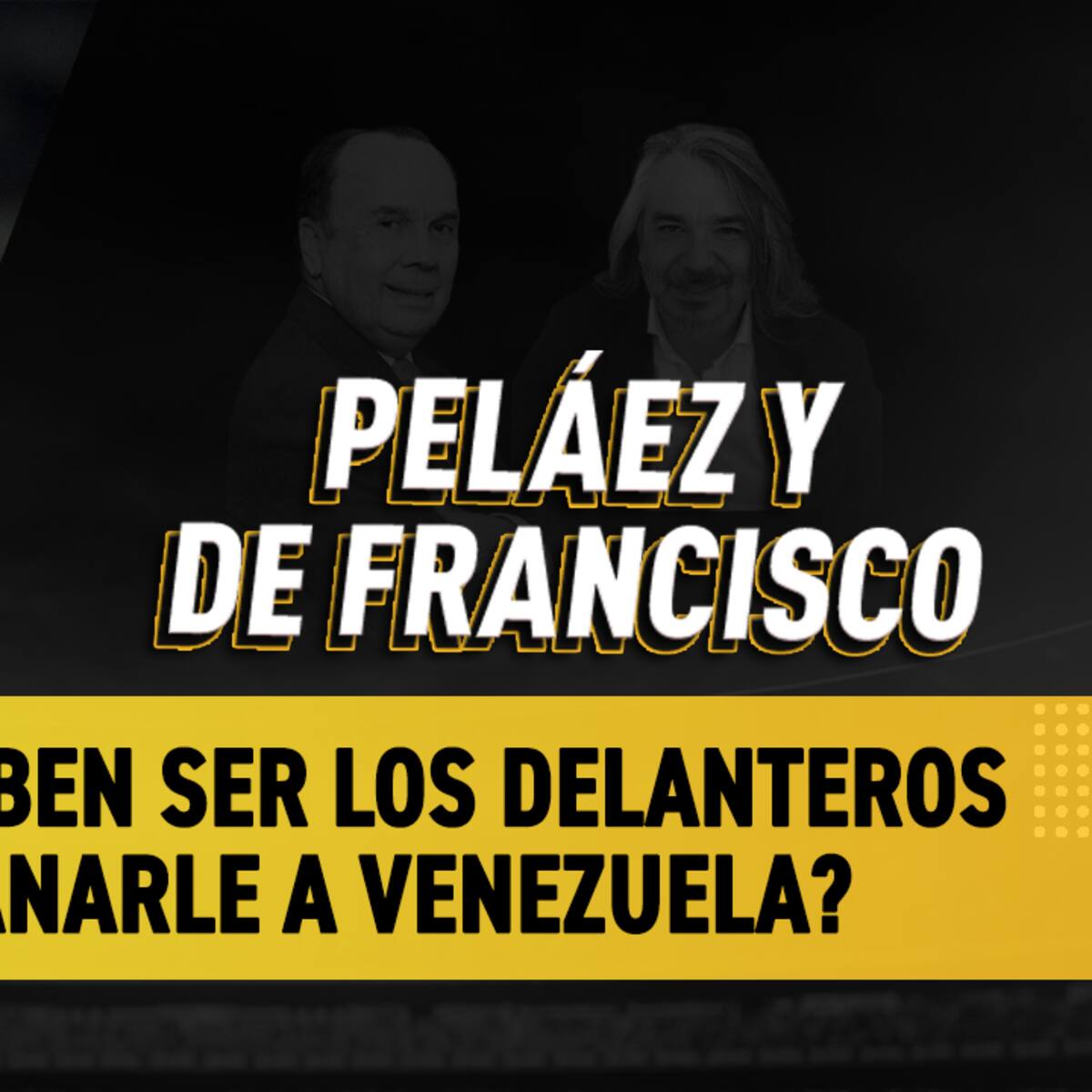 Escuche aquí el audio completo de Peláez y De Francisco de este 30 de agosto