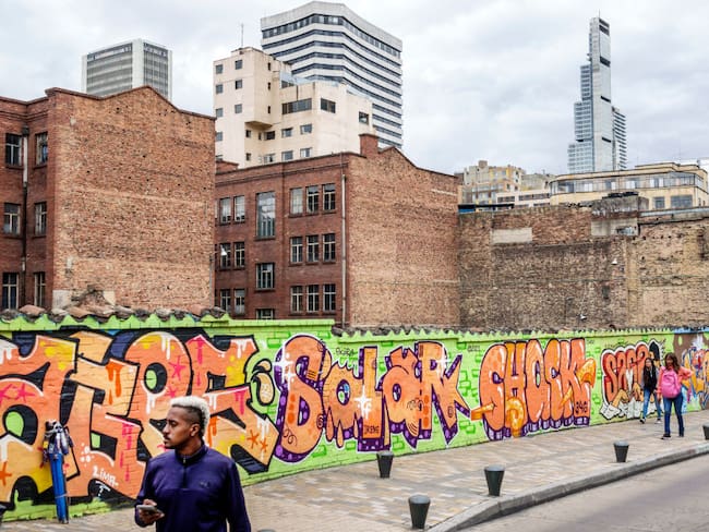Grafiti en Bogotá, imagen de referencia. Foto: Getty Images.