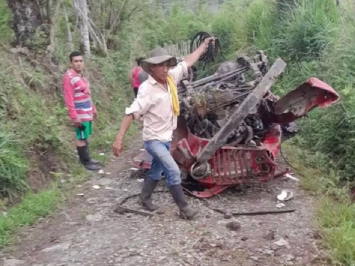 Investigan verdaderas causas del accidente en Neira, Caldas, donde su conductor falleció