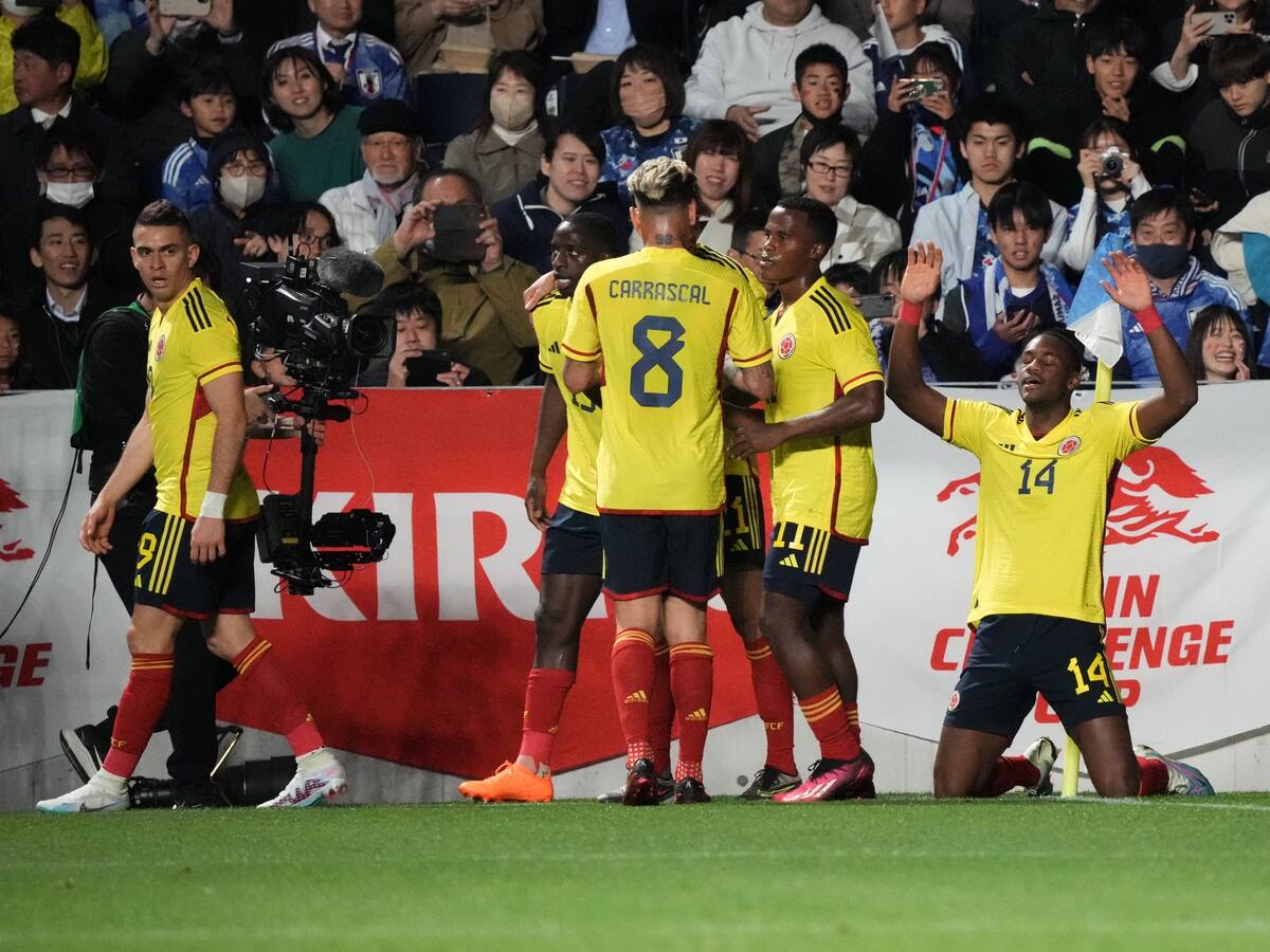 Colombia venció 2-1 a Japón en amistoso internacional