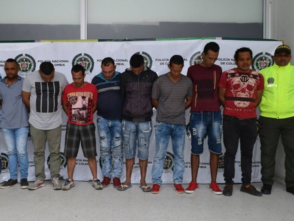 Capturaron a 10 personas por delitos de abigeato en Atlántico