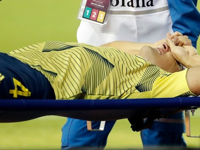 Santiago Arias se lesionó ante Venezuela. Foto: Getty
