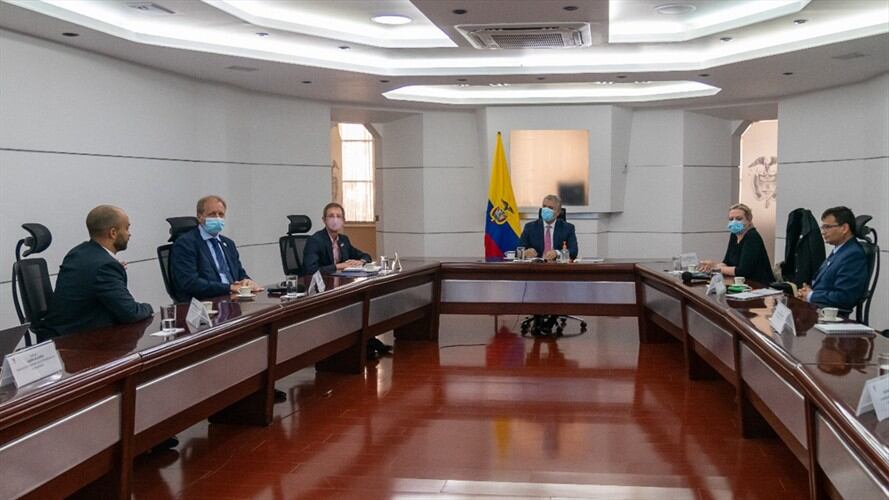 El Instituto Kroc le entregó al Gobierno Nacional su quinto informe sobre la implementación del Acuerdo de Paz, en el año 2020. Foto: Presidencia de la República