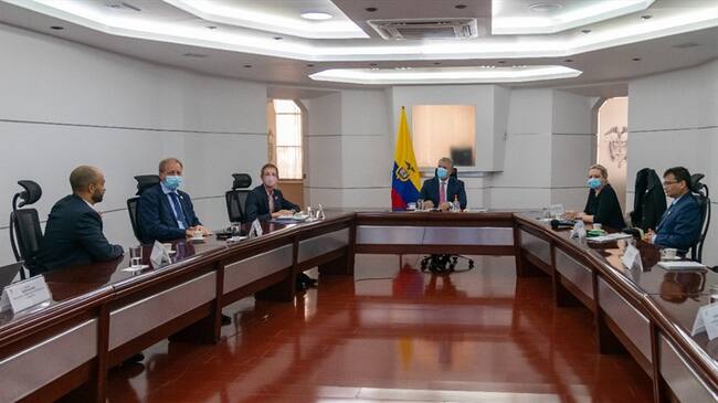El Instituto Kroc le entregó al Gobierno Nacional su quinto informe sobre la implementación del Acuerdo de Paz, en el año 2020. Foto: Presidencia de la República
