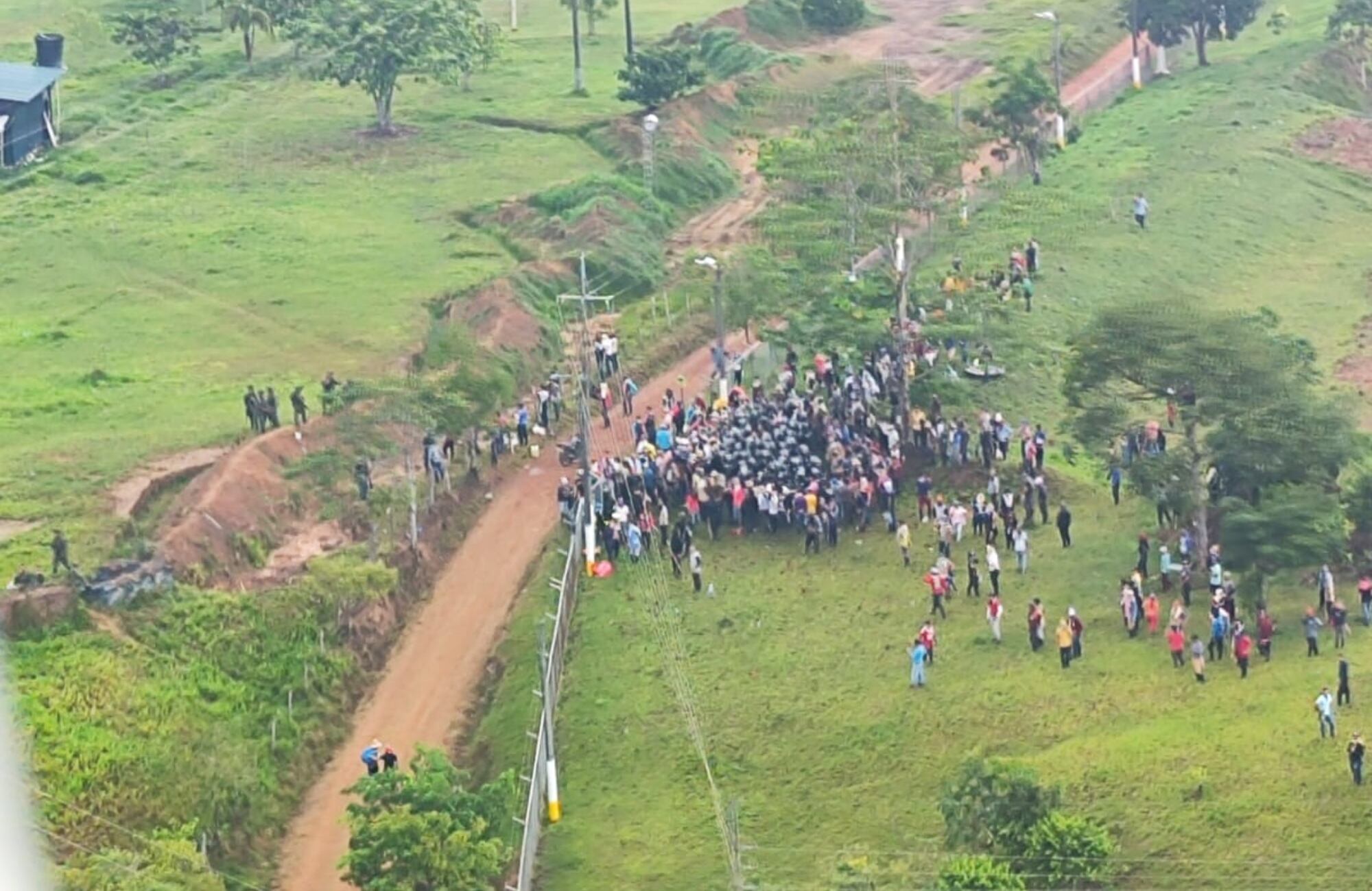 Protestas San Vicente del Caguán. Foto: Suministrada