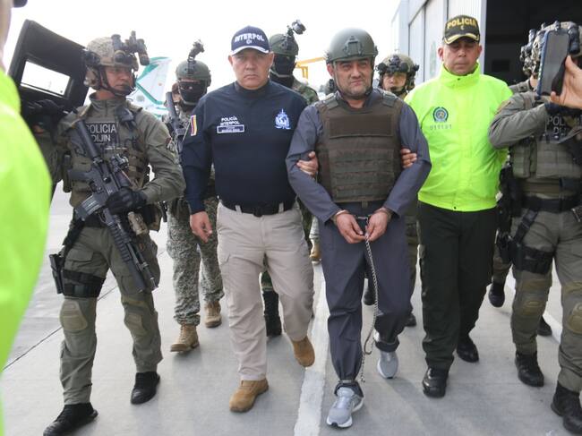 Extradición de alias 'Otoniel'. Crédito: Policía